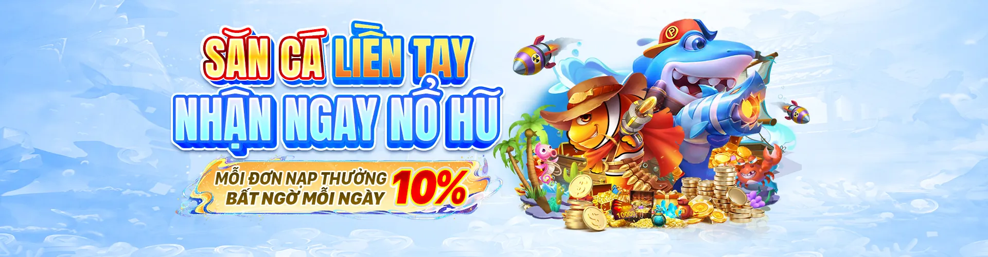 Banner khuyến mãi hấp dẫn tại nền tảng game bài đổi thưởng hàng đầu